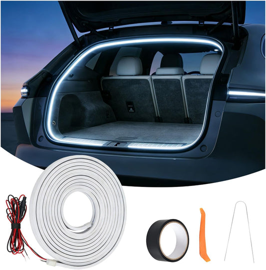 Bandă LED Auto 5M Portbagaj 12V – Iluminare LED Alb Rece 6000K, Waterproof, Flexibilă, Universală