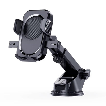 Suport Telefon Auto Reglabil cu Braț Telescopic, Rotire 360°, Montare Bord sau Parbriz, Universal