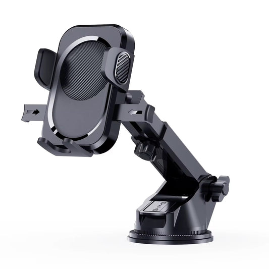 Suport Telefon Auto Reglabil cu Braț Telescopic, Rotire 360°, Montare Bord sau Parbriz, Universal