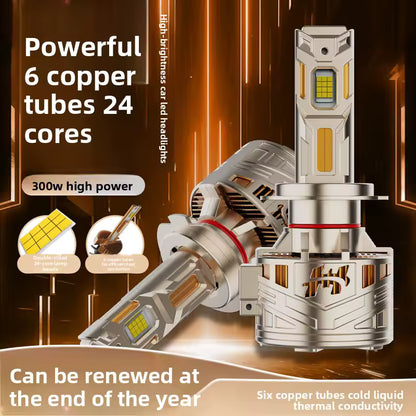 Becuri LED Auto H7 Premium CANBUS 38.000LM 480W – Set LED Faruri Super Bright 6500K Alb Rece