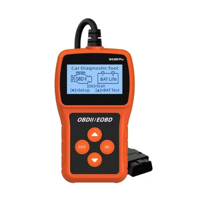 Tester Diagnoză Auto OBD2 MS309 Pro, Scanner Profesional Check Engine, Citire și Ștergere Coduri Eroare, Live Data în Timp Real, Plug & Play pentru Autoturisme
