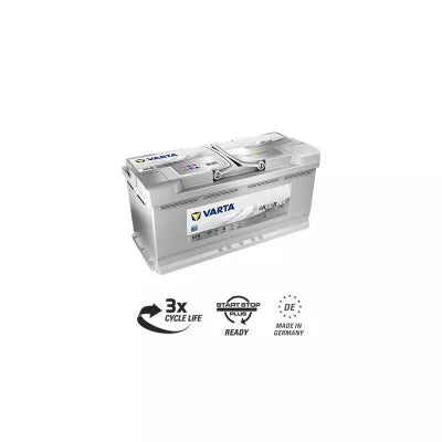 Baterie Auto Varta 12V 105Ah Start Stop, Pornire 950A, Dimensiuni 394x175x190 mm, Borna Dreapta