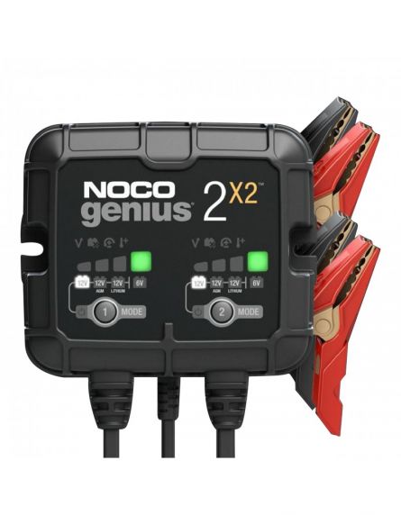 Redresor Acumulatori Noco Genius 2x2, 6V 12V, 2A, 2 Baterii