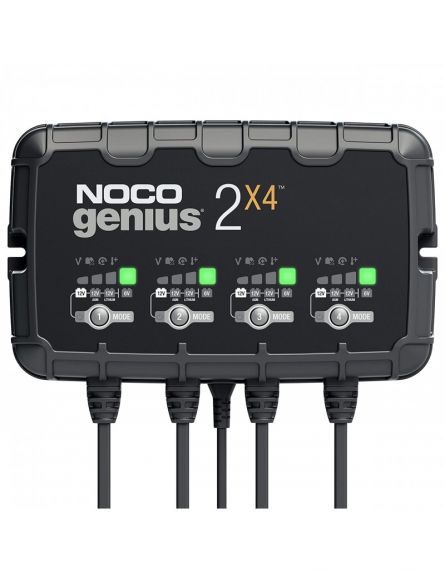 Redresor Acumulatori NocoGenius 2x4, 6V 12V, 2A, Încarcă 4 Acumulatori 40A