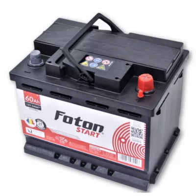 Baterie Auto 12V 60Ah, Pornire 540A, Dimensiuni 242x175x190mm, Borna Dreapta, Foton Start