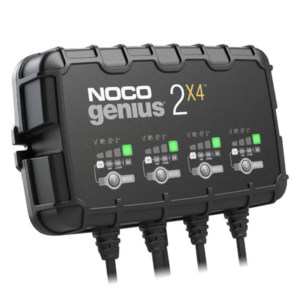 Redresor Acumulatori NocoGenius 2x4, 6V 12V, 2A, Încarcă 4 Acumulatori 40A