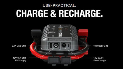 Robot Pornire Auto, Jump Starter Auto 12V, 2000A, Litiu-Ion, Noco Boost GB70