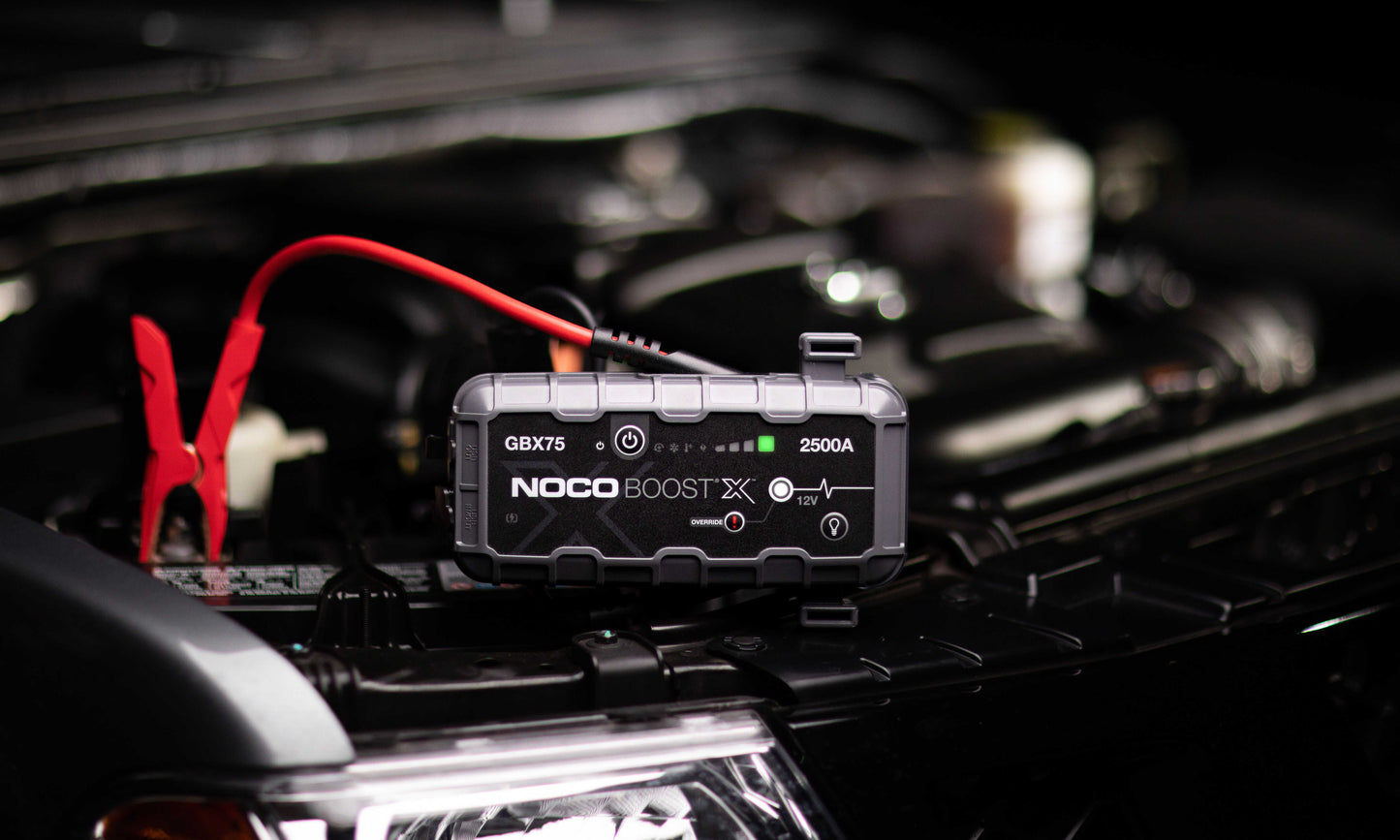 Robot Pornire Auto, Jump Starter Auto Portabil 12V, Curent Pornire 2500A Litiu-Ion, Noco Boost GBX75
