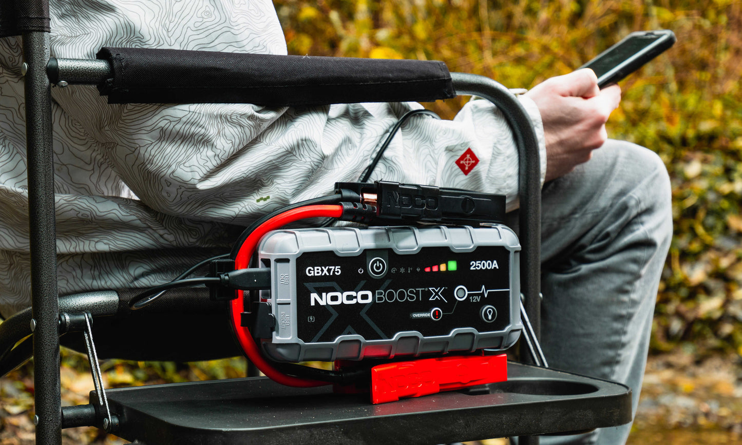 Robot Pornire Auto, Jump Starter Auto Portabil 12V, Curent Pornire 2500A Litiu-Ion, Noco Boost GBX75